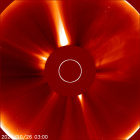 Latest LASCO C2 image of the Sun