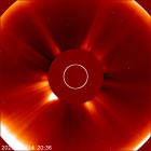 Latest LASCO C2 image of the Sun