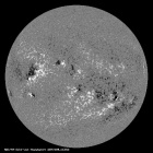 Latest SDO/HMI Magnetogram image of the Sun
